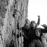 L'équipe au bivouac du Big Wall